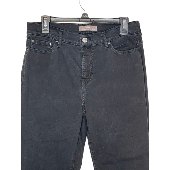 Levi's‎ 512 Women Jeans Perfectly Slimming Bootcut Leg Stretch Hi-Rise Black 31 - Picture 2 of 10